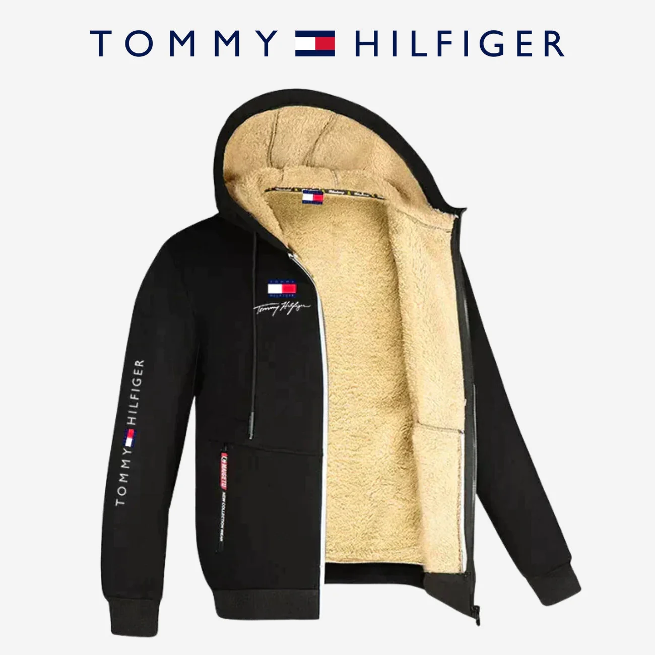 Fleece Lined Zip Hoodie (CLEARANCE SALE) - Image 2