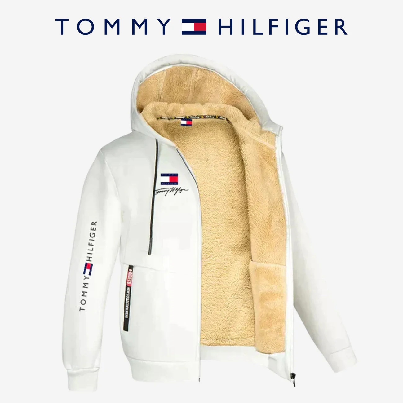 Fleece Lined Zip Hoodie (CLEARANCE SALE) - Image 3