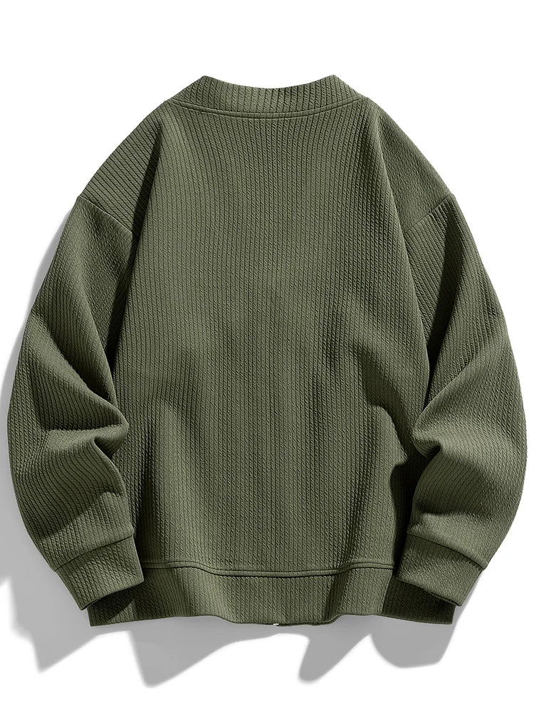 Orion Knit Zip Cardigan - Image 4