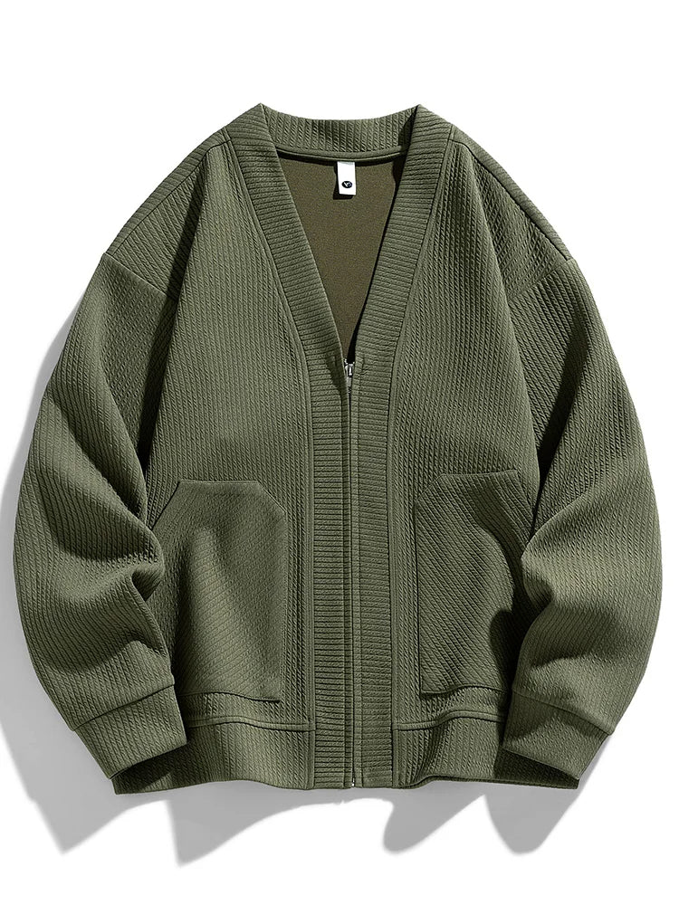 Orion Knit Zip Cardigan - Image 7